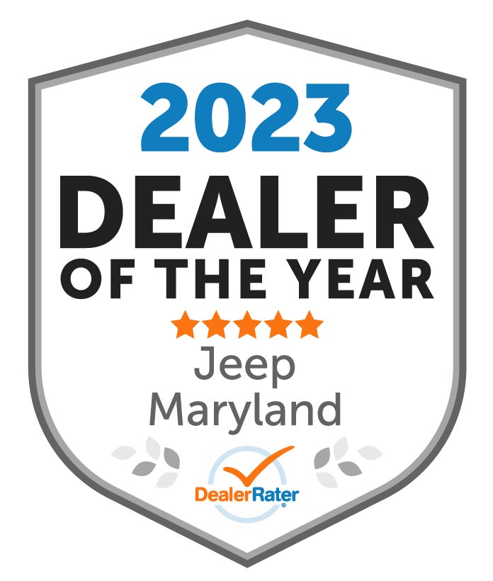 2023 DealerRater Dealer of the Year | Jeep Maryland