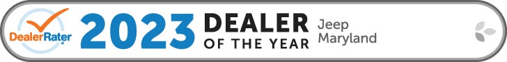 2023 DealerRater Dealer of the Year | Jeep Maryland