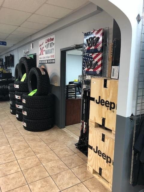 Adams Jeep of Maryland Extreme Shop office